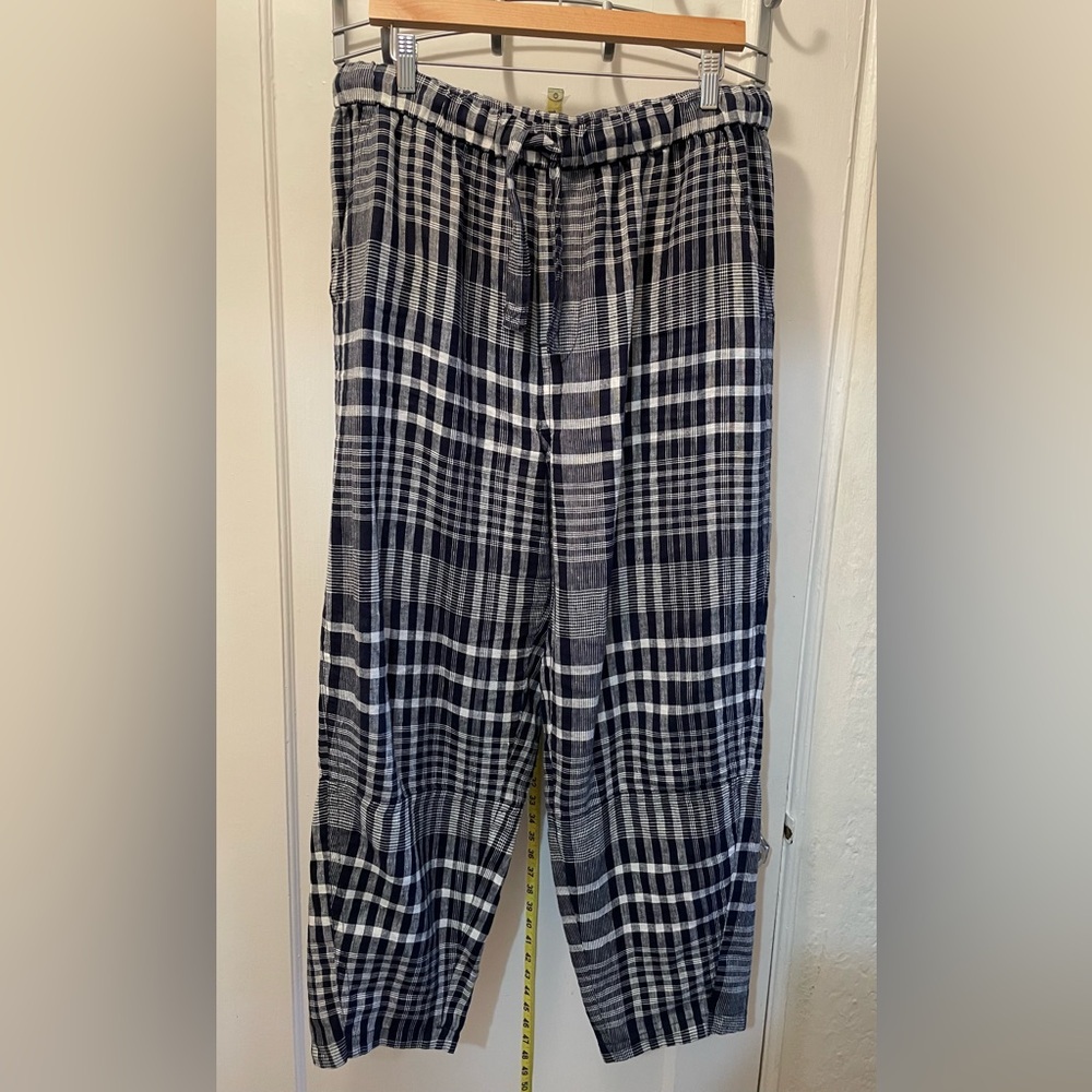 Everlane linen barrel pant